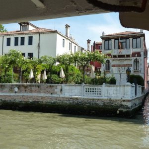 Erste Fahrt auf dem Canal Grande