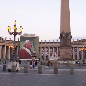 Petersplatz am Abend