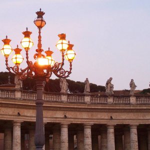 Petersplatz am Abend