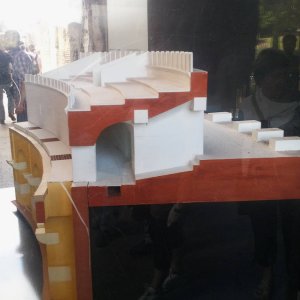 Tribnenmodell des flavischen Amphitheaters