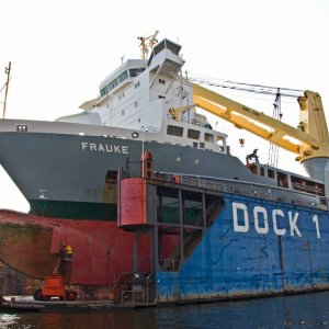 Hamburg Fleetfahrt Trockendock