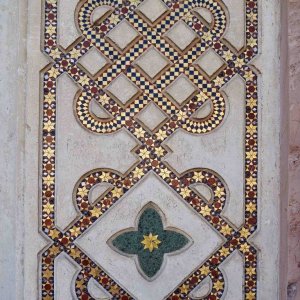 Orvieto Dom Fassade Mosaikornamente