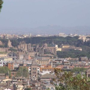 Rom vom Gianicolo aus fotografiert