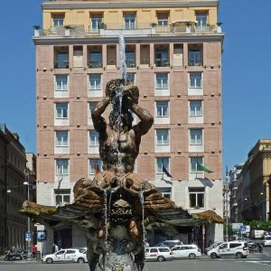 Berninis Tritonenbrunnen Piazza Barberini
