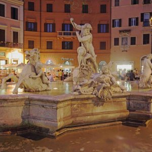 Piazza Navona Neptunbrunnen