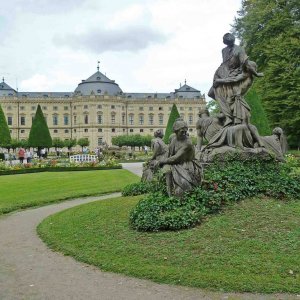 FT2010 Wrzburg Residenz vom Hofgarten