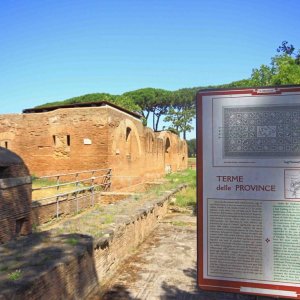 Ostia Antica Therme der Provinzen