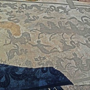Ostia Antica Mosaik Neptunthermen