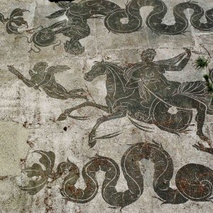 Ostia Antica Mosaik Neptunthermen