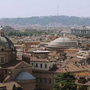 Vittoriano Blick auf Centro Storico mit Pantheon
