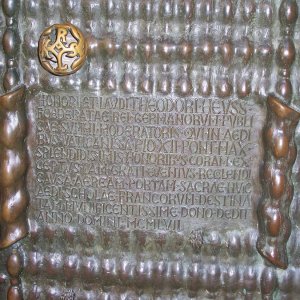 Widmungs-Inschrift