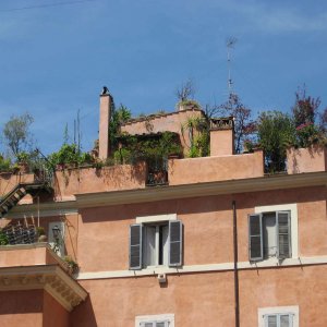 Dachterrasse am Piazza Farnese