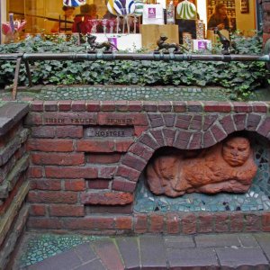 Bremen Bttcherstrae Brunnen der sieben Faulen