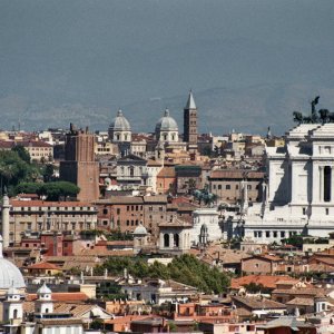 Ein Blick ber Rom - Vom Gianicolo aus!