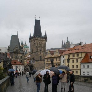 Prag Karlsdenkmal vor der Karlsbrcke