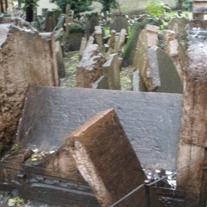 Prag Jdischer Friedhof Tumba Rabbi Lw