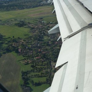 Anflug auf Rom