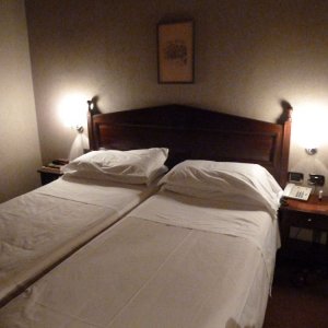 Unser Zimmer im Hotel San Francesco in Trastevere