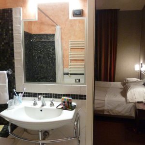Unser Zimmer im Hotel San Francesco in Trastevere