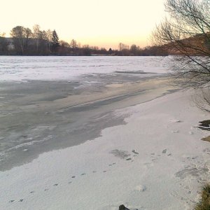 Eis auf dem Main bei Veitshchheim