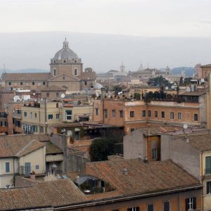Dachterrassen der Musei Capitolini: Blick auf Rom