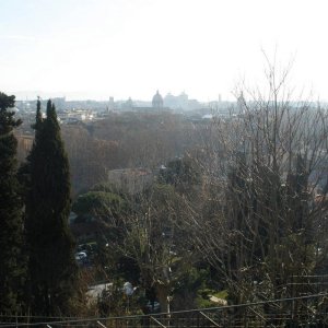 Aussicht auf Rom von Sant'Onofrio al Gianicolo