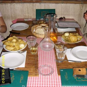 Speisen in der Hostaria "I Clementini"