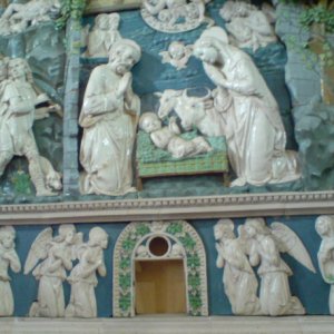 Terrakotta-Plastiken der Familie della Robbia