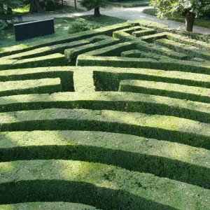 Villa Pisani - Blick auf das Labyrinth