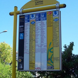 Buslinien an Carini/Bonnet ("Da Simone")