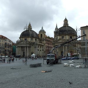 Zwillingskirchen am Piazza del Popolo