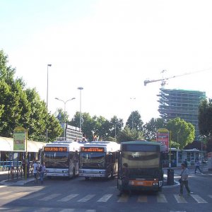 Staz. Tiburtina: bergang zu den Bussen