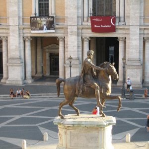 Piazza Campidoglio Marc Aurel