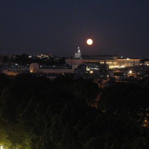 Mond geht auf