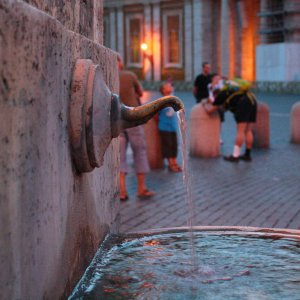 Petersplatz, erster Abend