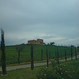 Toskanische Landschaft bei Pienza