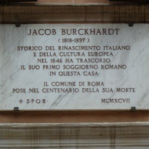 Gedenktafel Jacob Burkhardt