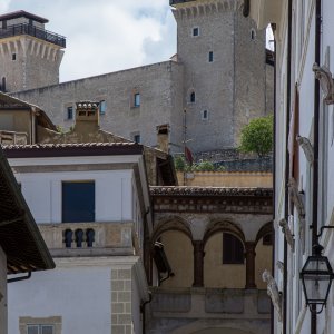 Spoleto Blick auf die Burg