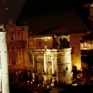 Forum Romanum nachts