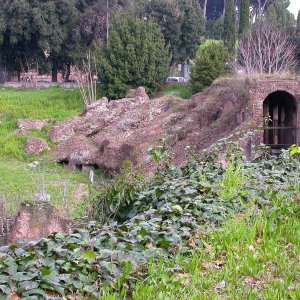 Circus Maximus, berreste am westlichen, gebobenen Ende