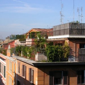Dachterrasse in Rom