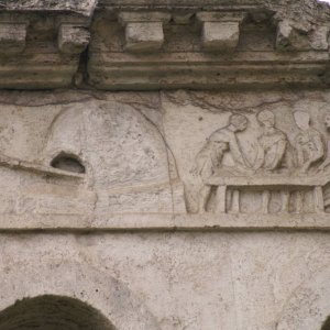 Relief am Grabmal des Eurysaces: Brot wird gebacken