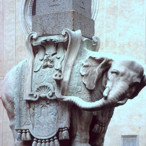 Berninis Elefant vor Sopra Minerva