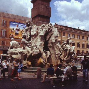 Vierfluessebrunnen vor Renovierung