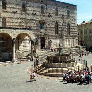 Perugia Fontana Maggiore vor Dom