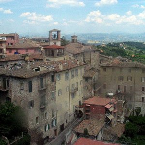 Perugia Blick am Hang