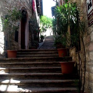 Assisi Treppe