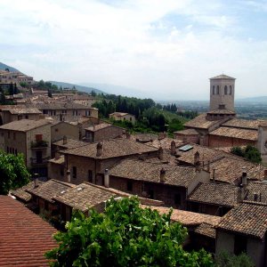 Assisi Blick ber Dcher
