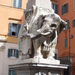 Bernini-Elefant ("sopra Minerva")