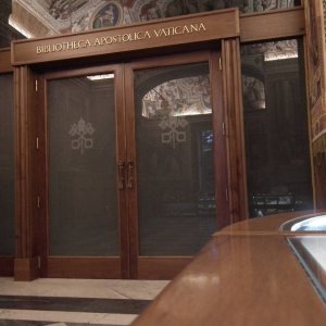 Eingang zur Biblioteca Apostolica Vaticana